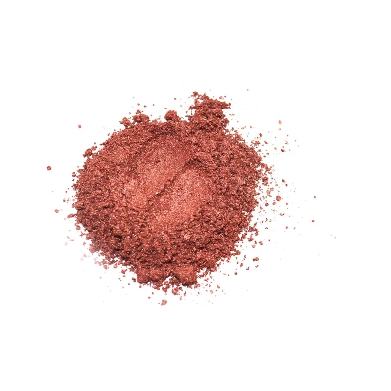 Mica red gold